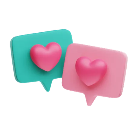 Chat Bubble  3D Icon