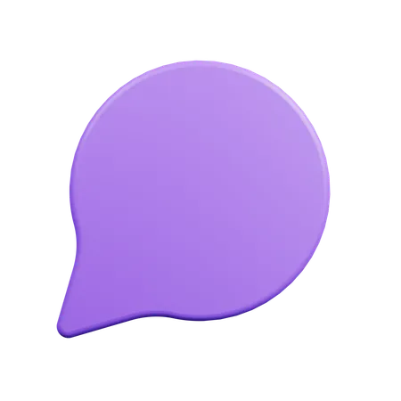 Chat Bubble  3D Icon