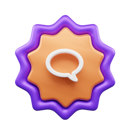 Chat Bubble  3D Icon