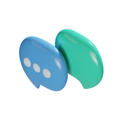 Chat Bubble  3D Icon
