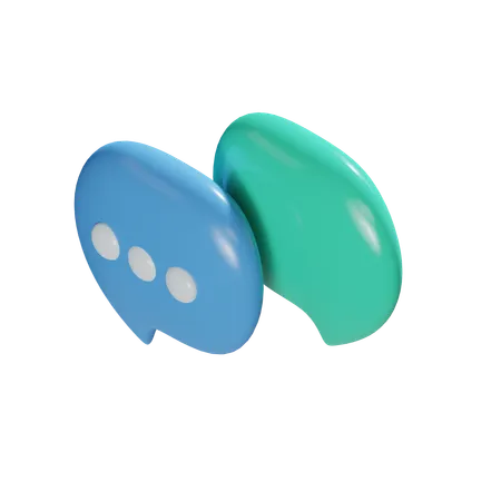 Chat Bubble  3D Icon