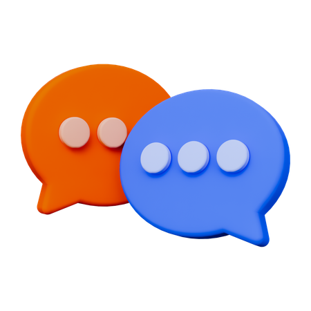 Chat Bubble  3D Icon