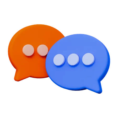 Chat Bubble  3D Icon