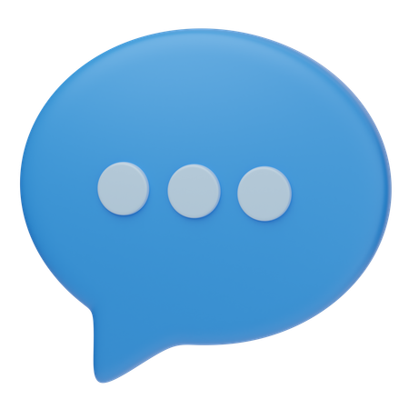 Chat Bubble  3D Icon