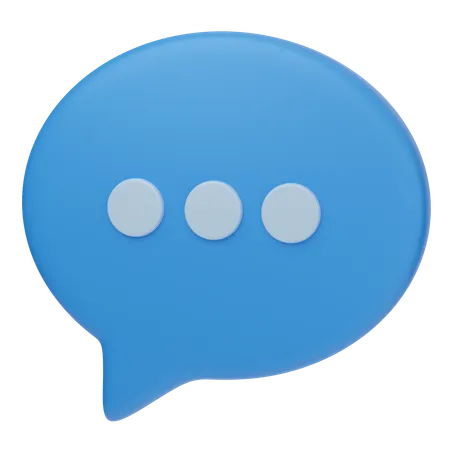Chat Bubble  3D Icon