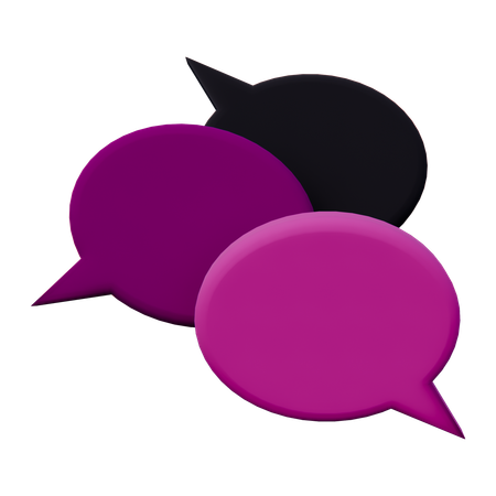 Chat Bubble  3D Icon