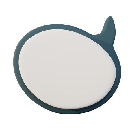 Chat Bubble  3D Icon