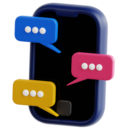 Chat Bubble  3D Icon