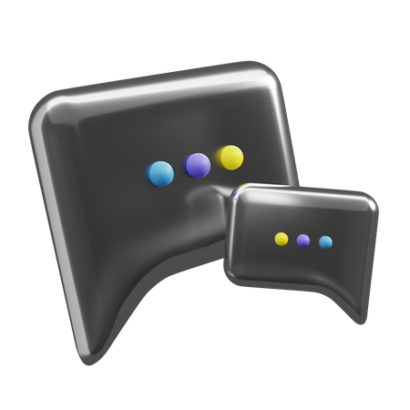 Chat Bubble  3D Icon