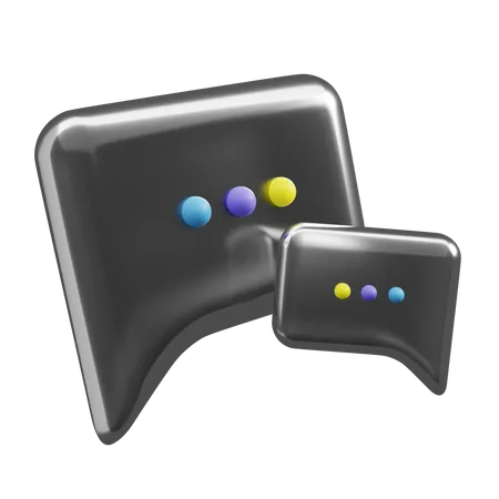 Chat Bubble  3D Icon