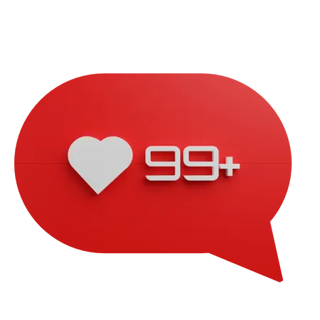 Chat Bubble  3D Icon
