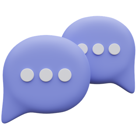 Chat Bubble  3D Icon