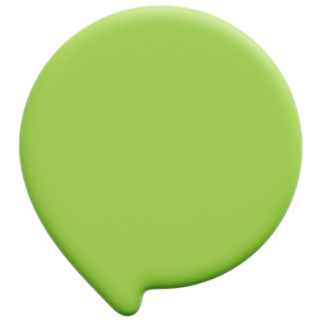 Chat Bubble  3D Icon
