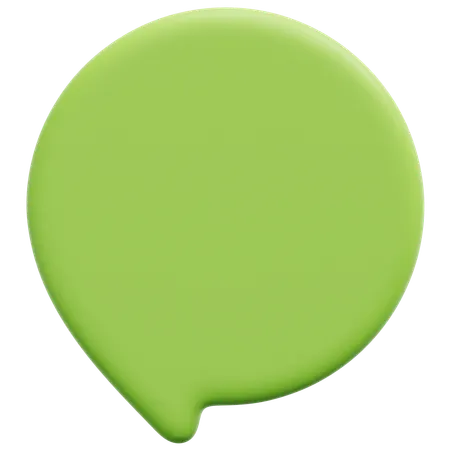 Chat Bubble  3D Icon
