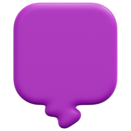 Chat Bubble  3D Icon