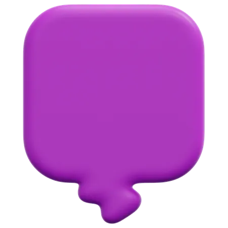 Chat Bubble  3D Icon