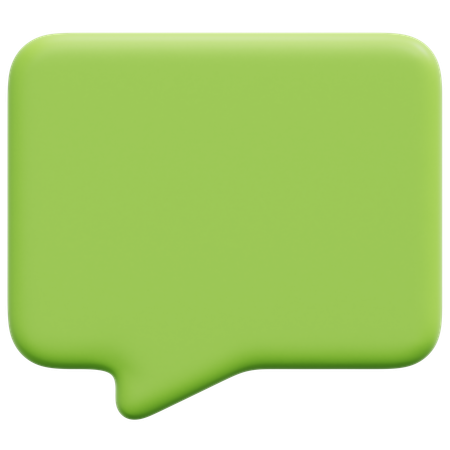 Chat Bubble  3D Icon