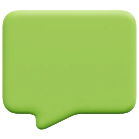 Chat Bubble  3D Icon