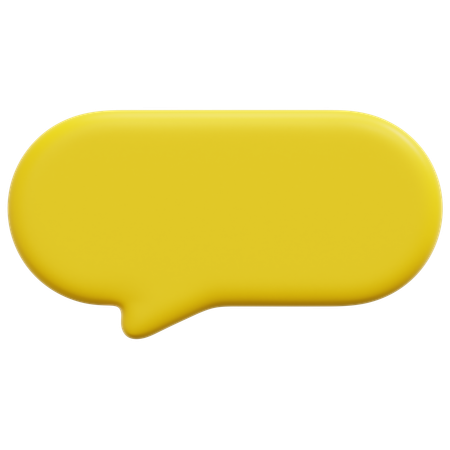 Chat Bubble  3D Icon