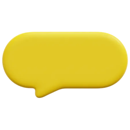 Chat Bubble  3D Icon