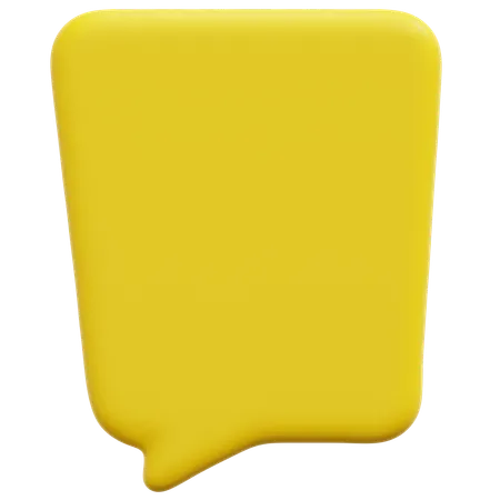 Chat Bubble  3D Icon