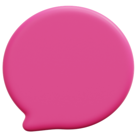 Chat Bubble  3D Icon