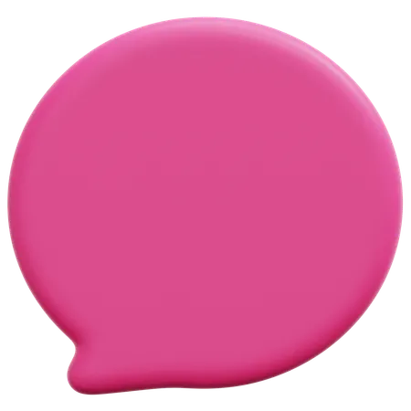 Chat Bubble  3D Icon