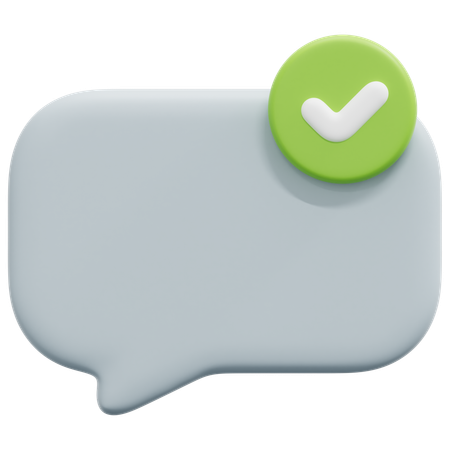 Chat Bubble  3D Icon