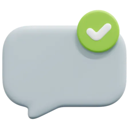 Chat Bubble  3D Icon