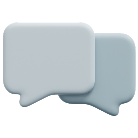 Chat Bubble  3D Icon