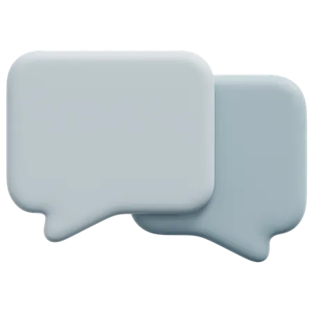 Chat Bubble  3D Icon