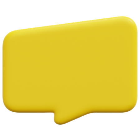Chat Bubble  3D Icon