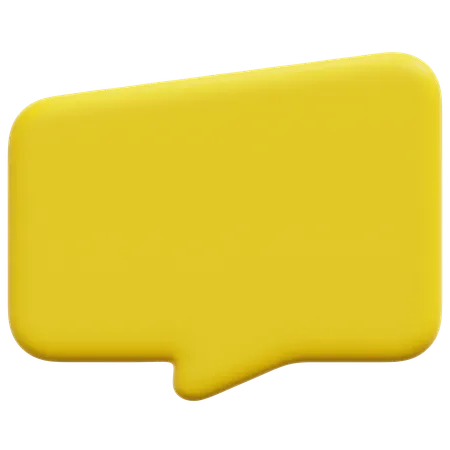 Chat Bubble  3D Icon