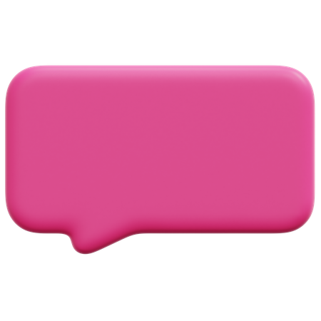 Chat Bubble  3D Icon