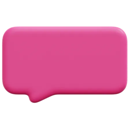 Chat Bubble  3D Icon