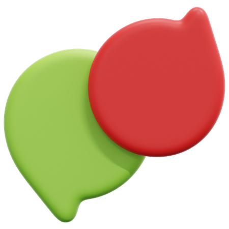 Chat Bubble  3D Icon
