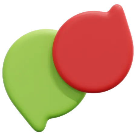 Chat Bubble  3D Icon