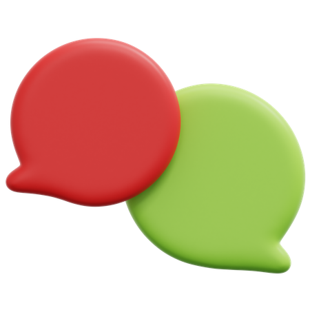 Chat Bubble  3D Icon