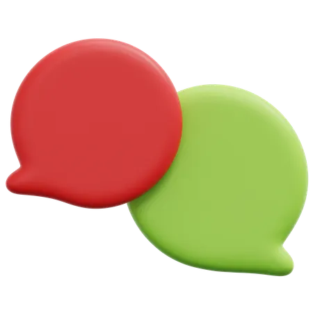 Chat Bubble  3D Icon