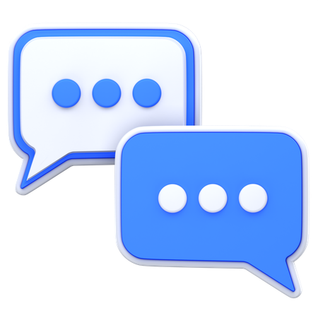 Chat bubble  3D Icon