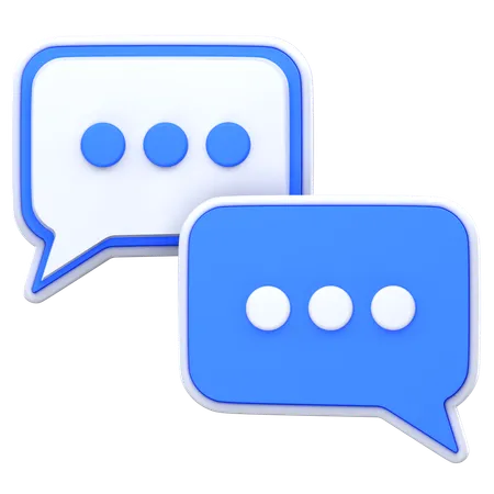 Chat bubble  3D Icon