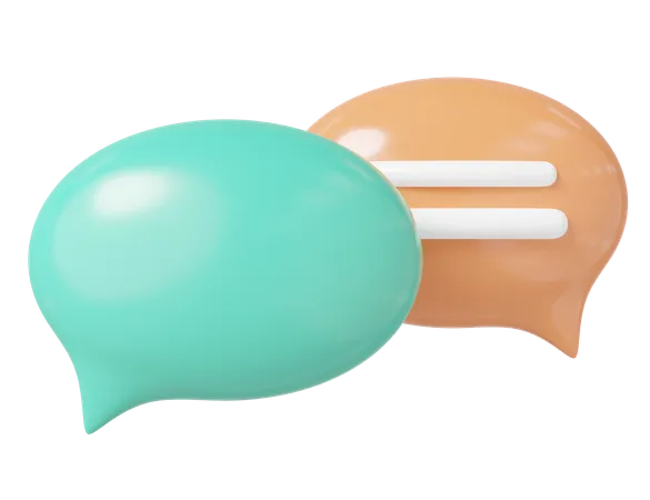 Chat Bubble  3D Icon