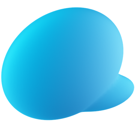 Chat Bubble  3D Icon