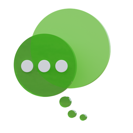 Chat Bubble  3D Icon