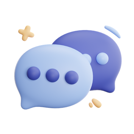 Chat Bubble  3D Icon