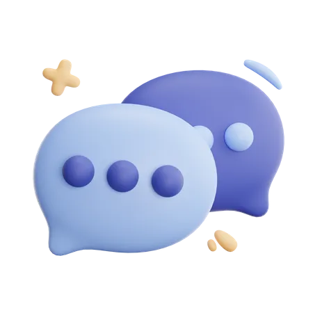 Chat Bubble  3D Icon