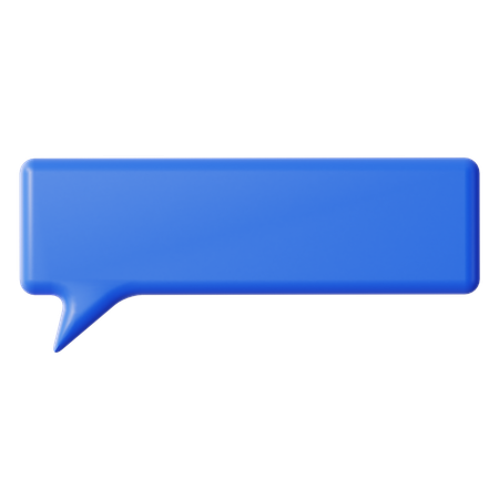 Chat Bubble  3D Icon