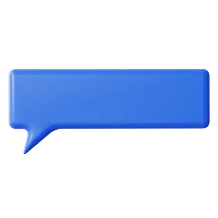 Chat Bubble  3D Icon