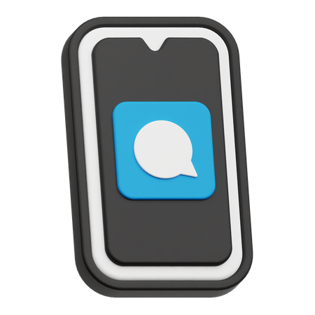 Chat bubble  3D Icon