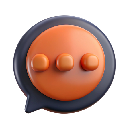 Chat Bubble  3D Icon